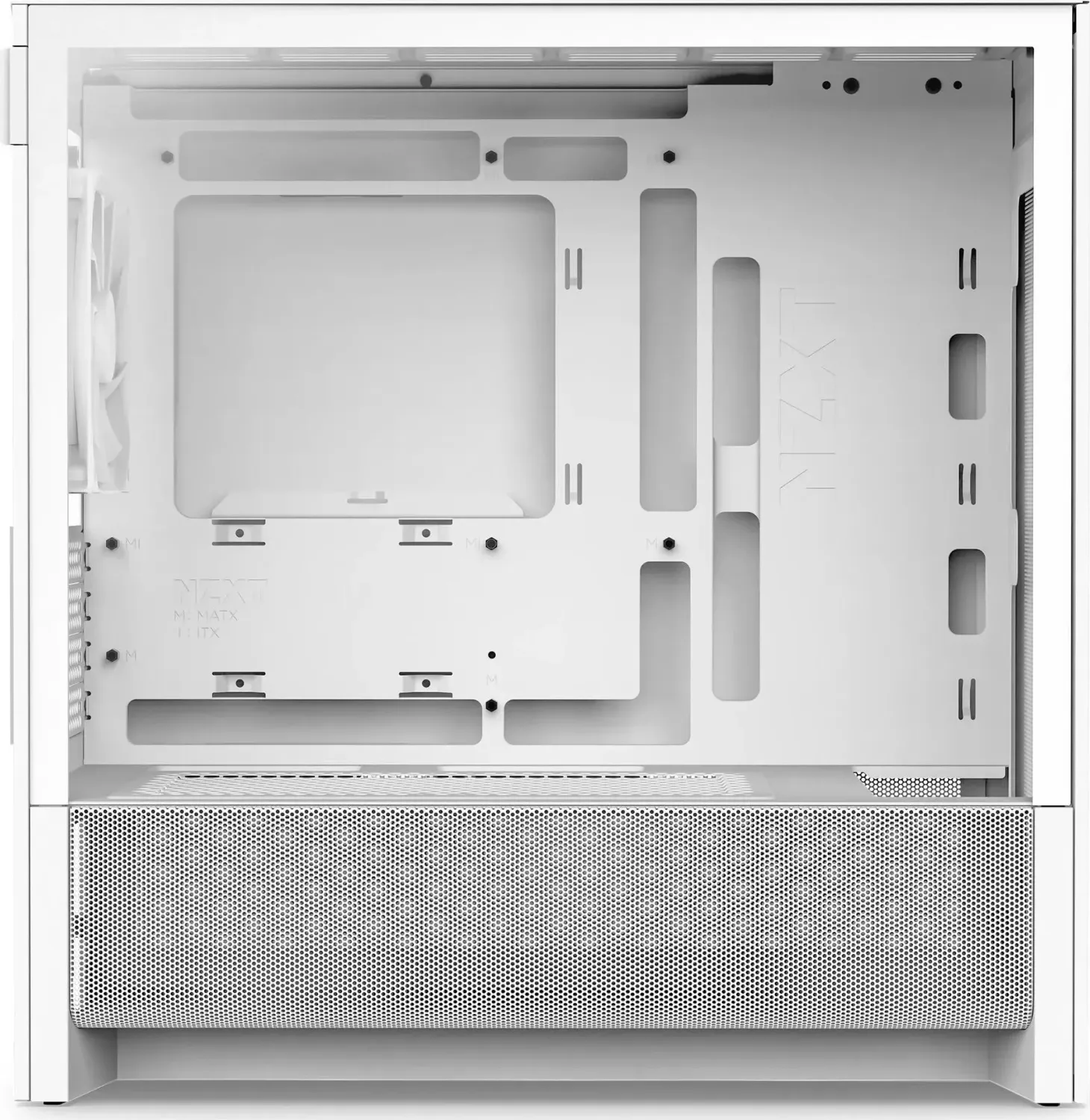 NZXT H3 Flow [2025] White, weiß, Glasfenster