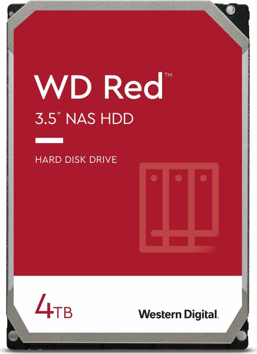 4000 GB Western Digital WD Red WD40EFAX, SATA 6Gb/s