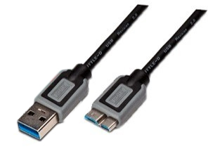 USB 3.0-Anschlusskabel A/Micro-B 1m