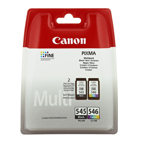Canon PG-545/CL-546 Tinte schwarz/farbig Multipack