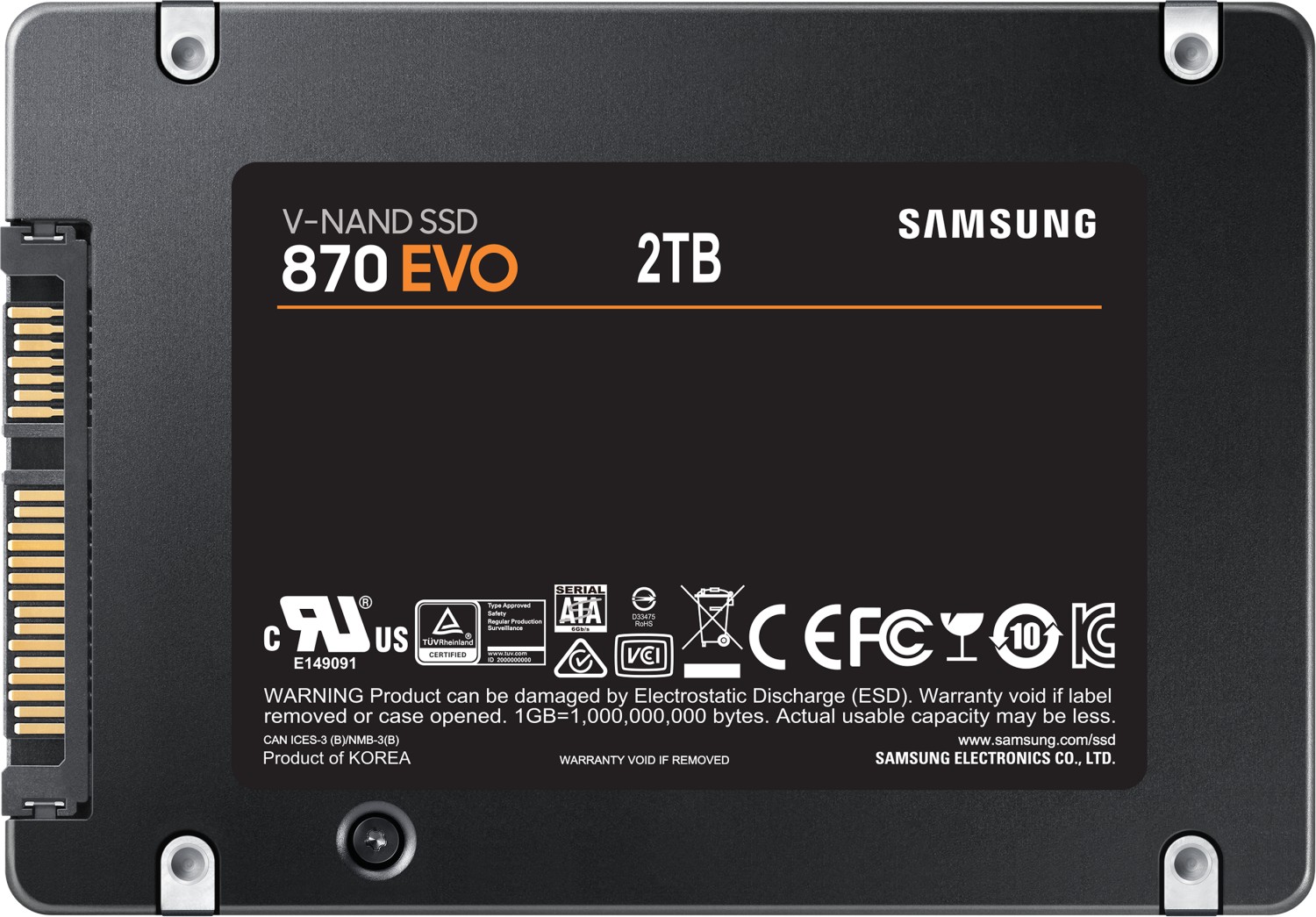 2000 GB Samsung SSD 870 EVO