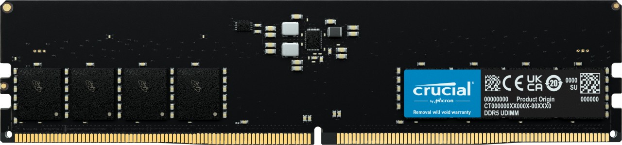 16GB DDR5 PC4800 Crucial DIMM DDR5-4800