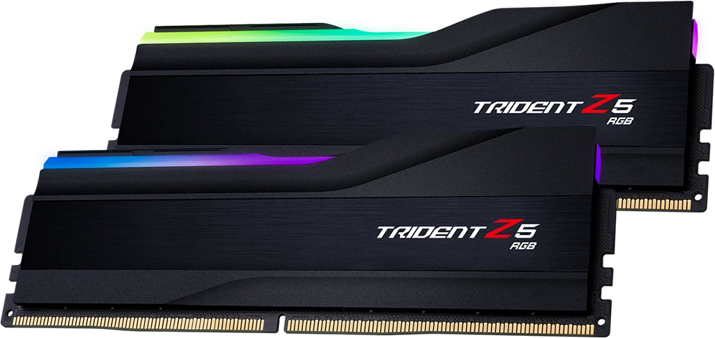 32GB (2x16GB) G.SKILL Trident Z5 RGB, DDR5-5600, XMP, CL36, RGB Arbeitsspeicher – F5-5600J3636C16GX2-TZ5RK