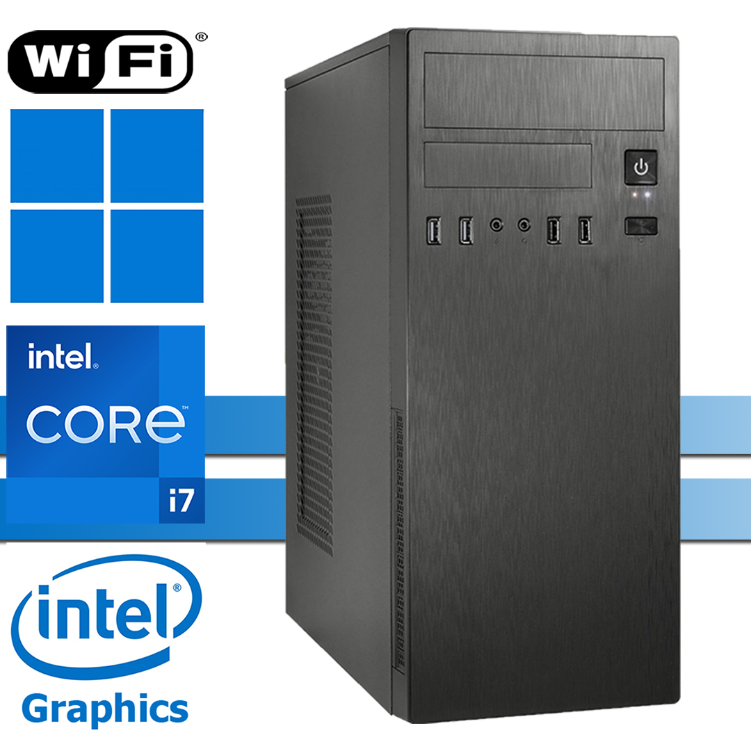 X-Power PC│Intel i7-12700│bis 64GB RAM DDR4│bis 2TB NVMe SSD│bis 4TB HDD│UHD│WiFi│Windows 11 Pro