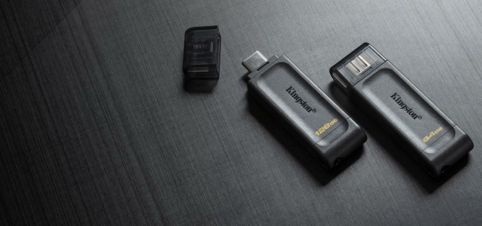 128 GB Kingston DataTraveler 70, USB-C 3.0
