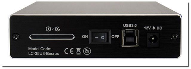 LC-Power LC-35U3-Becrux, externes Festplattengehäuse 3.5", USB 3.0
