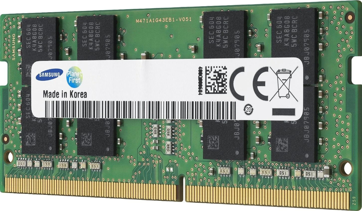 RP: Samsung SO-DIMM 4GB, DDR4-2666, CL19-19-19, 1RX16