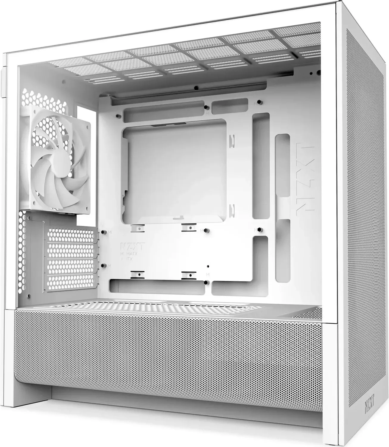 NZXT H3 Flow [2025] White, weiß, Glasfenster