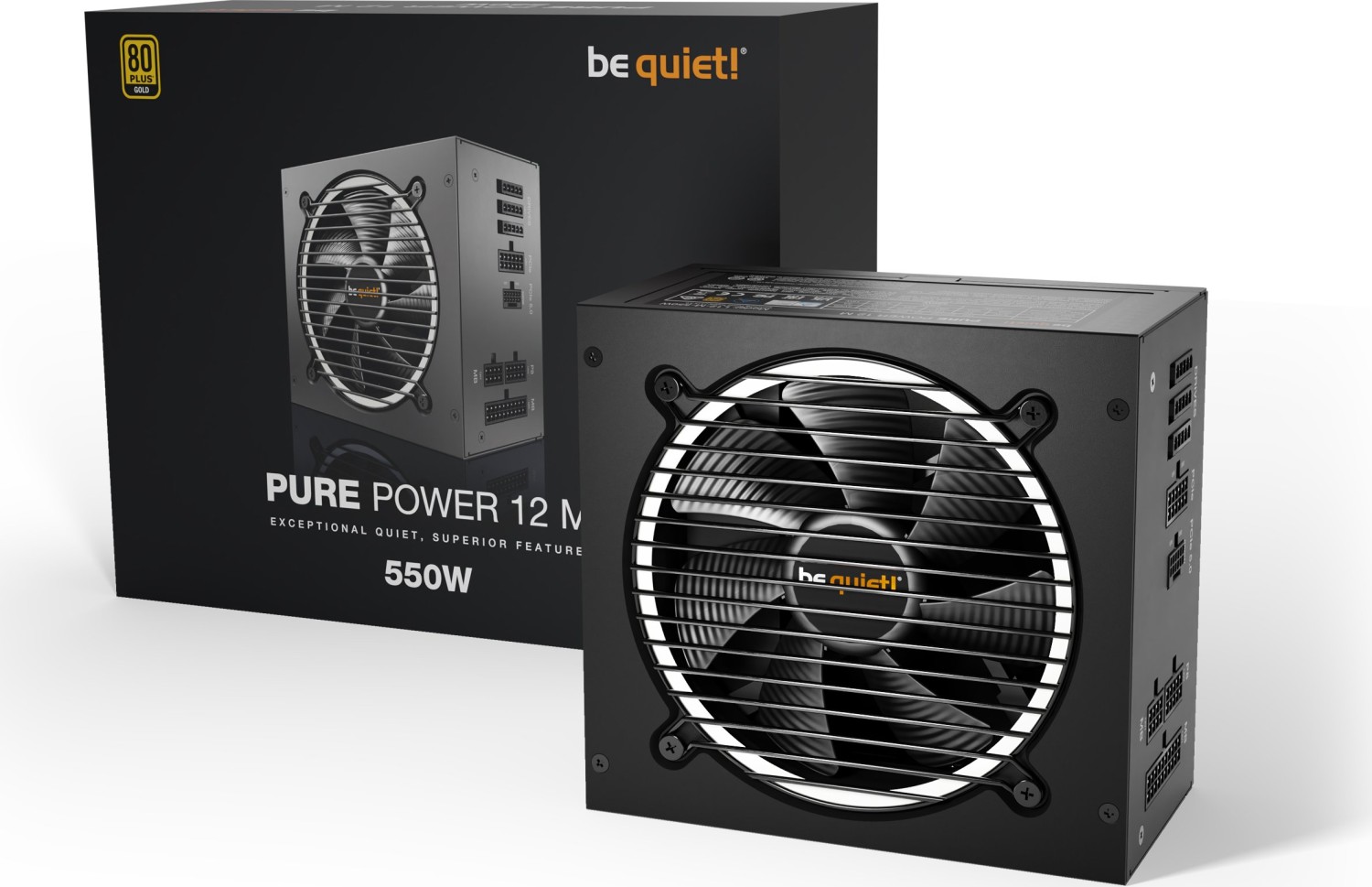 550W be quiet! Pure Power 12 M, ATX 3.0 - BN341