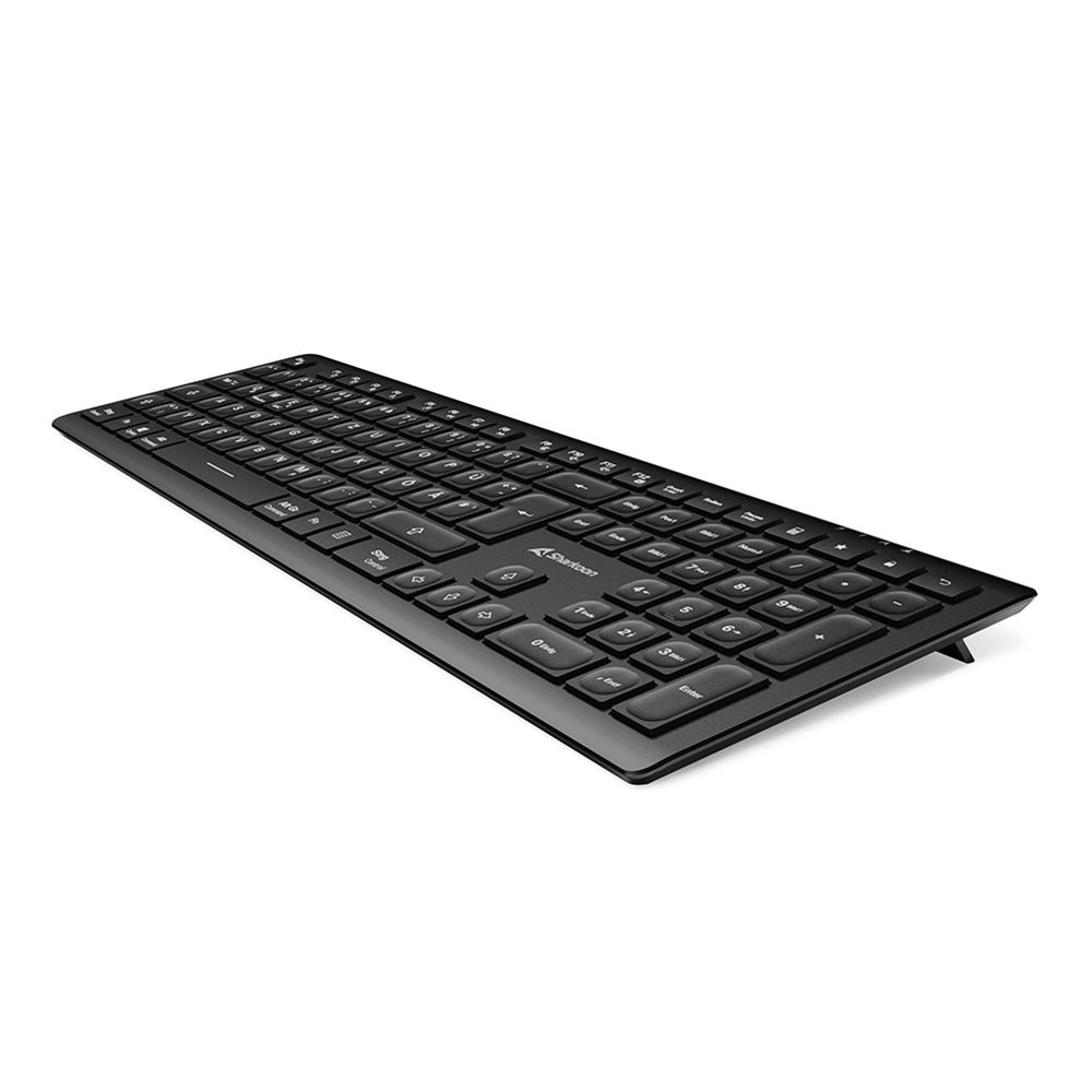 Sharkoon OfficePal K30W Wireless Keyboard, schwarz, USB, DE