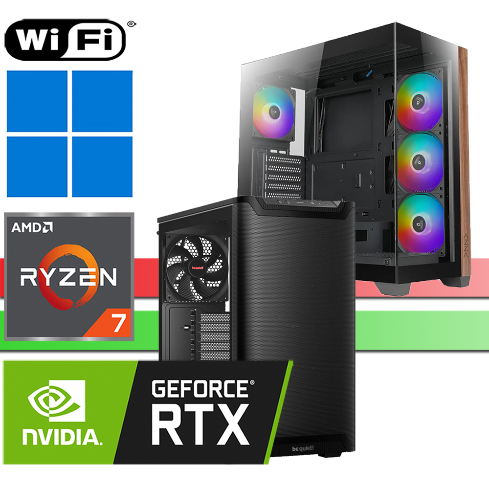 RP│X-Gaming PC│AMD Ryzen 7 9850X3D│RTX4070Ti│16GB RAM DDR5│256GB SSD NVMe│ohne HDD│Neptune│Windows 11 Pro
