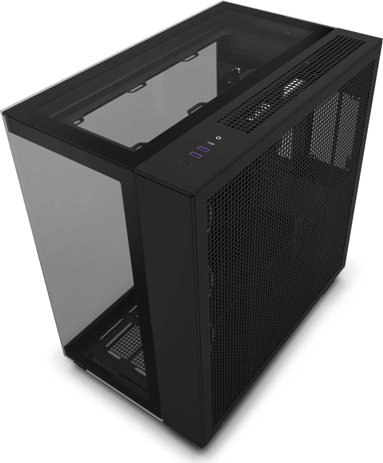 NZXT H9 Elite Black, schwarz, Glasfenster