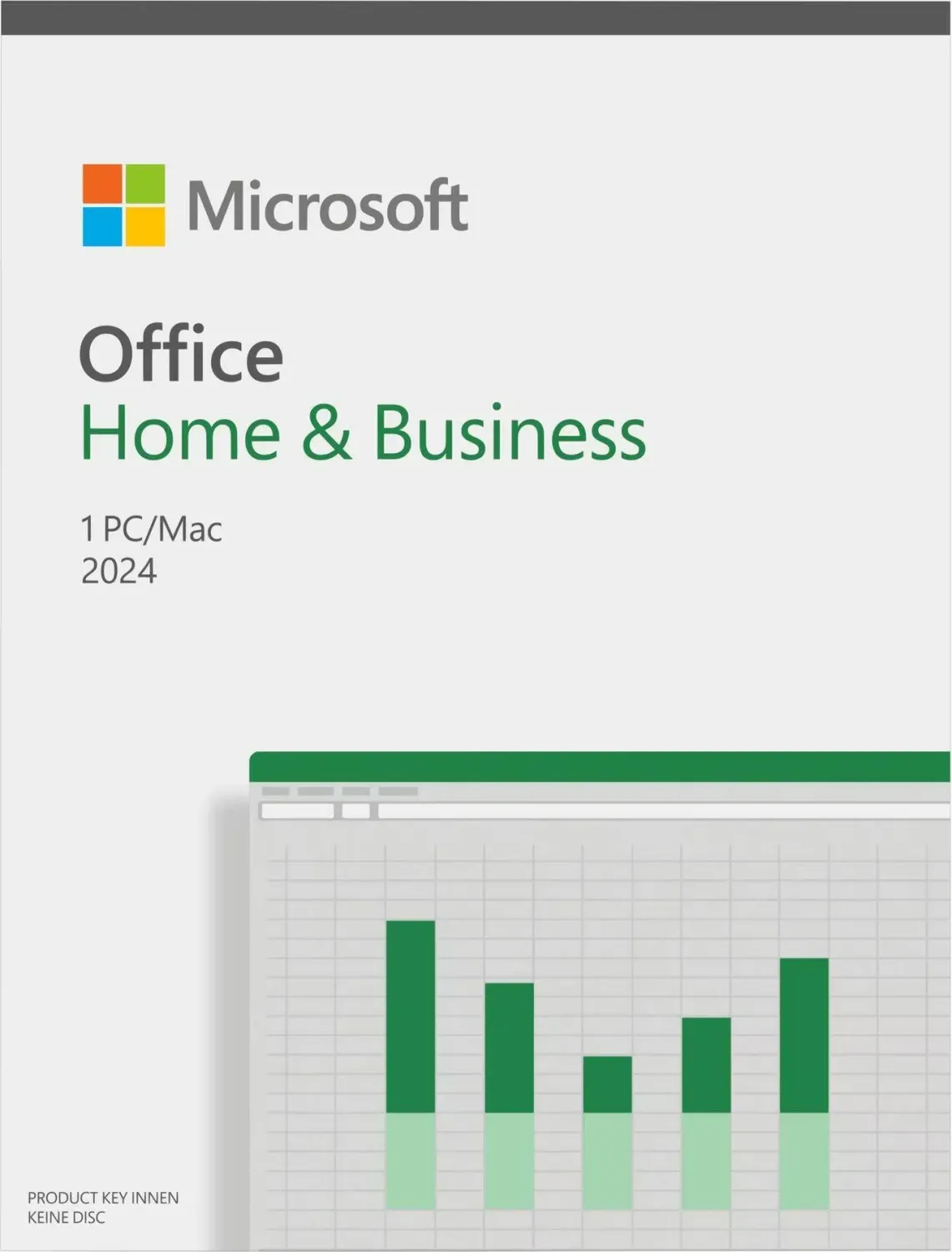 Microsoft Office 2024 Home and Business, PKC (deutsch) (PC/MAC)