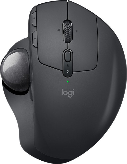 Logitech MX Ergo Wireless Trackball, USB, USB/Bluetooth, Ergonomische Maus Logitech MX Ergo Wireless Trackball, USB, USB/Bluetooth, Ergonomische Maus