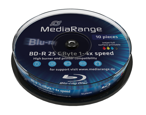 Mediarange BD-R 25GB 6x, bedruckbar - MR500