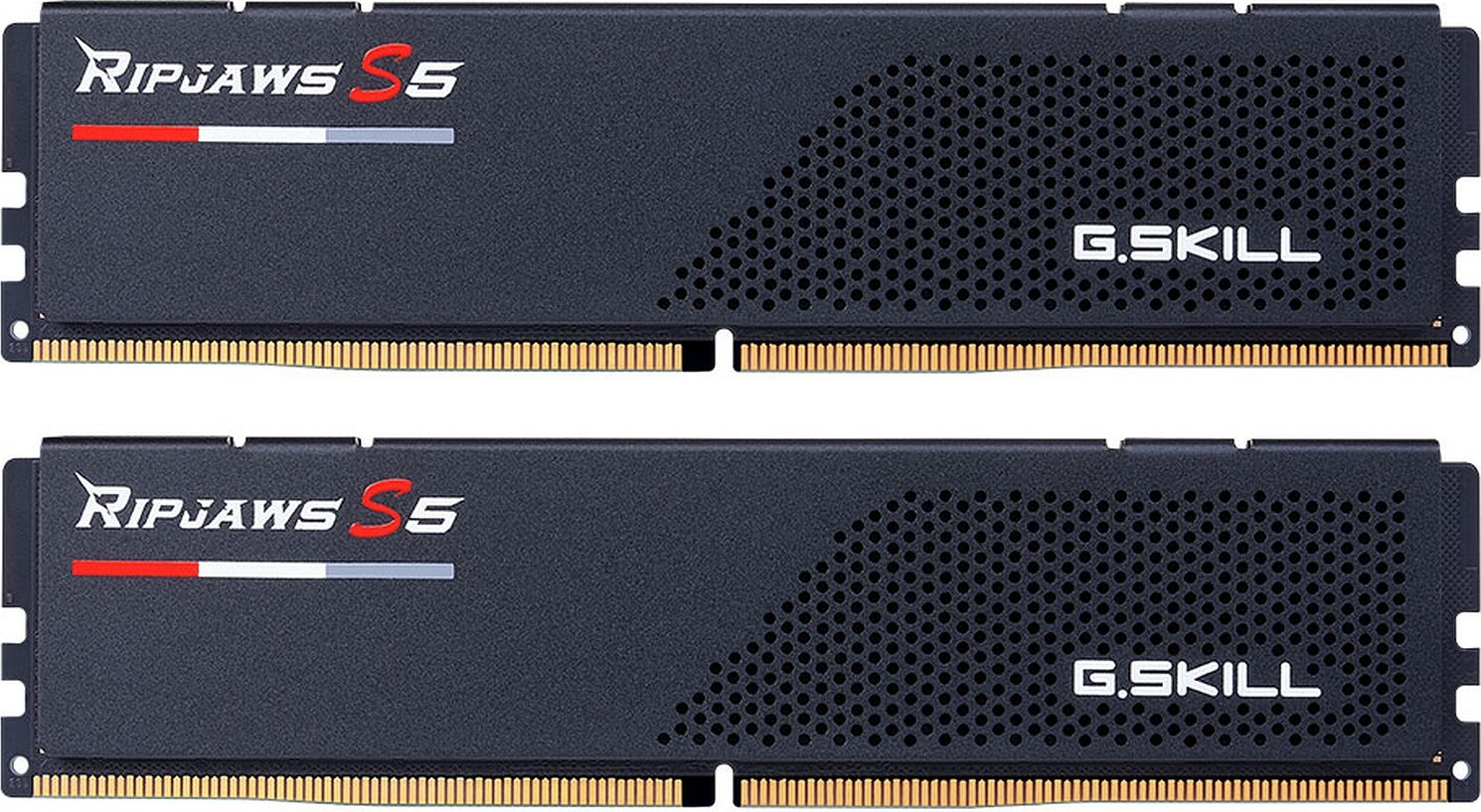 G.Skill Ripjaws S5 schwarz DIMM Kit 64GB, DDR5-6000, CL30-40-40-96, on-die ECC
