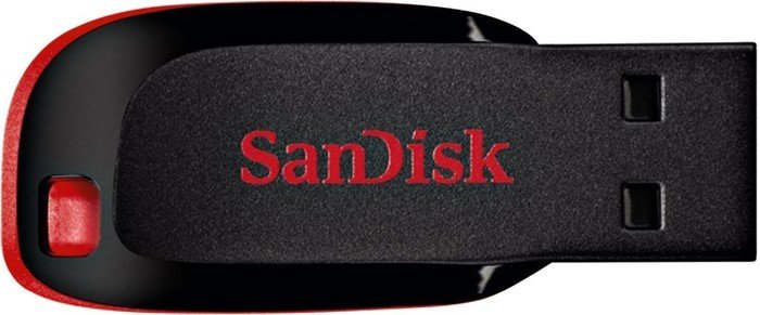 16 GB SanDisk Cruzer Blade schwarz, USB-A 2.0