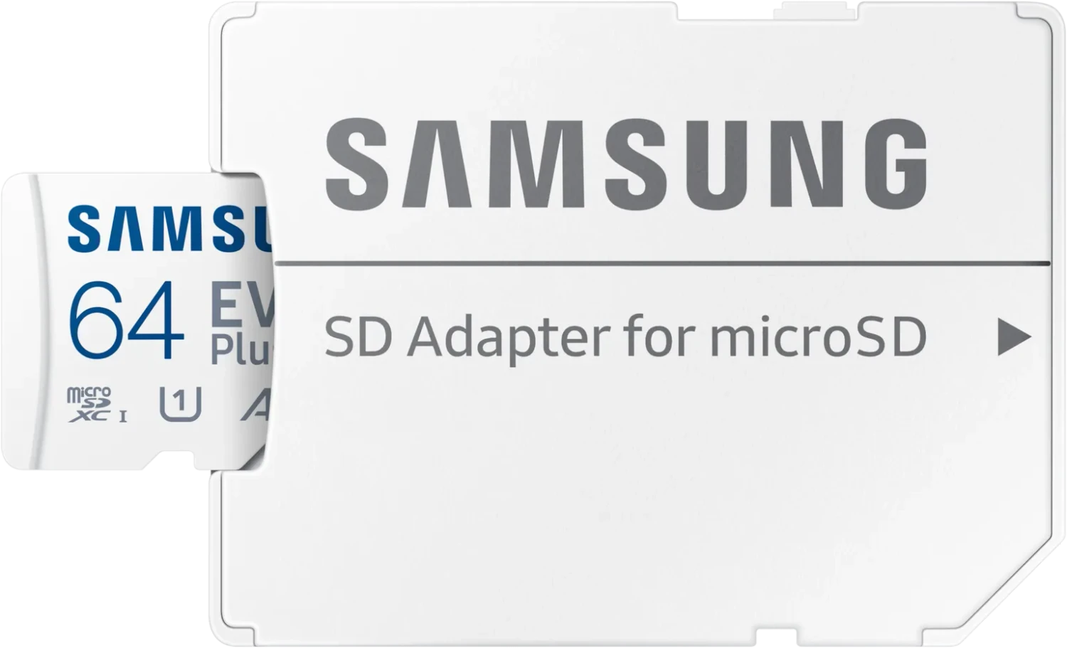 64GB Samsung EVO Plus 2024 R160 microSDXC Kit, UHS-I U1, A1, Class 10