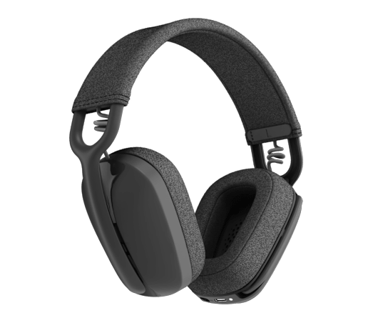 Logitech Zone Vibe 100 Wireless Over-Ear Headset Bluetooth 5.2 Multipoint Graphit