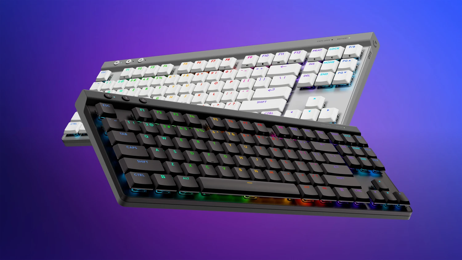 Logitech G515 Lightspeed TKL, schwarz, GL TACTILE, USB/Bluetooth, DE