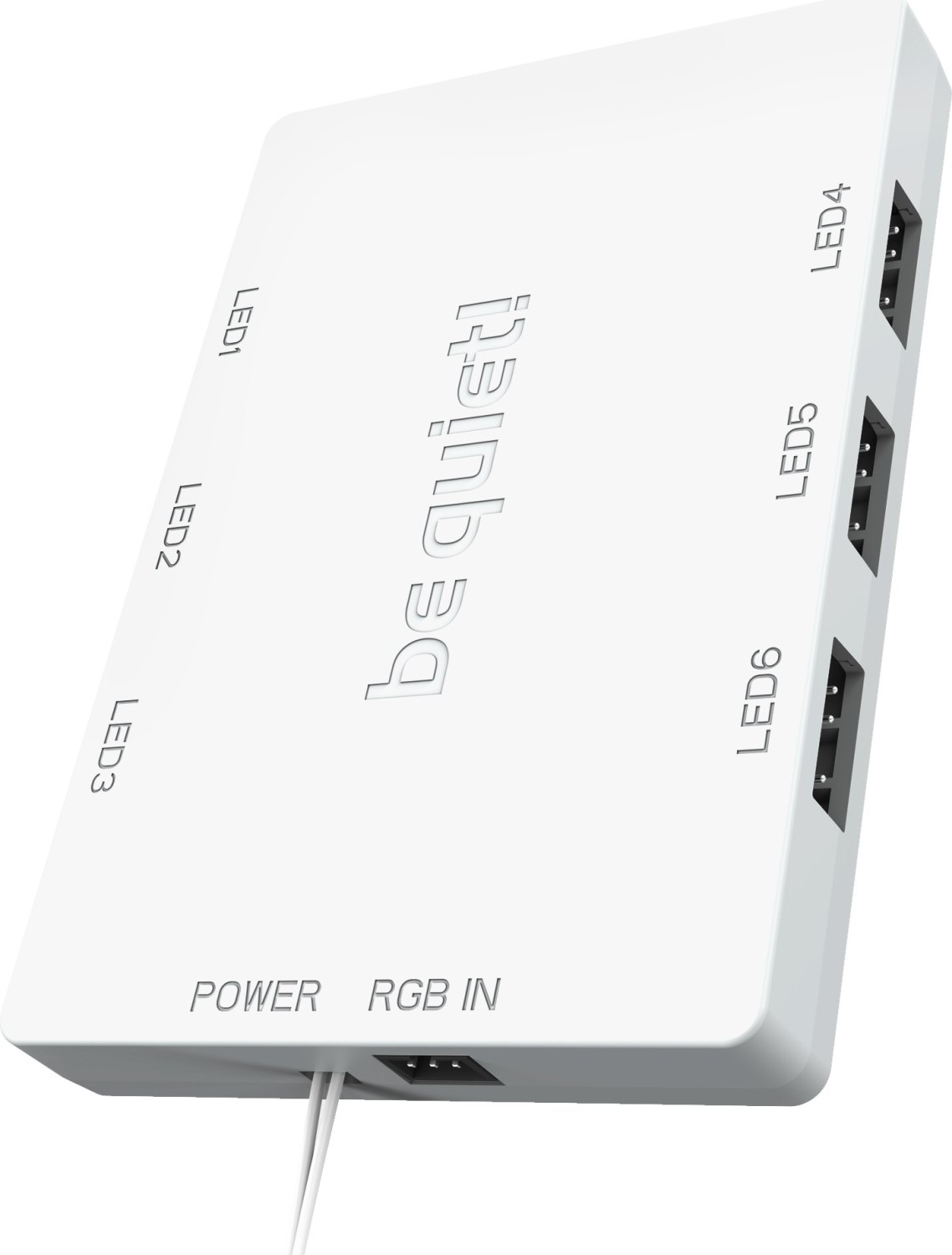 be quiet! Light Wings White PWM, 3er-Pack, LED-Steuerung, 120mm - BL100
