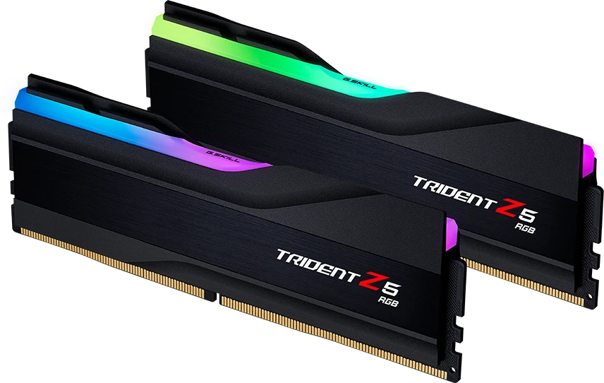 32GB (2x16GB) G.SKILL Trident Z5 RGB, DDR5-5600, XMP, CL36, RGB Arbeitsspeicher – F5-5600J3636C16GX2-TZ5RK