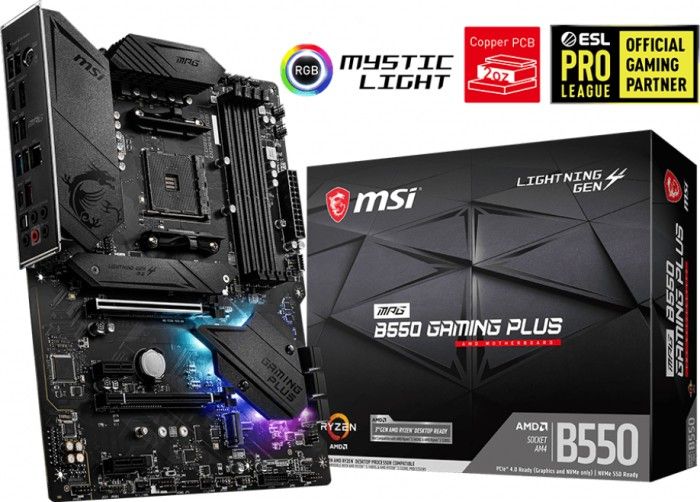 Msi mpg b550 gaming plus какие процессоры поддерживает